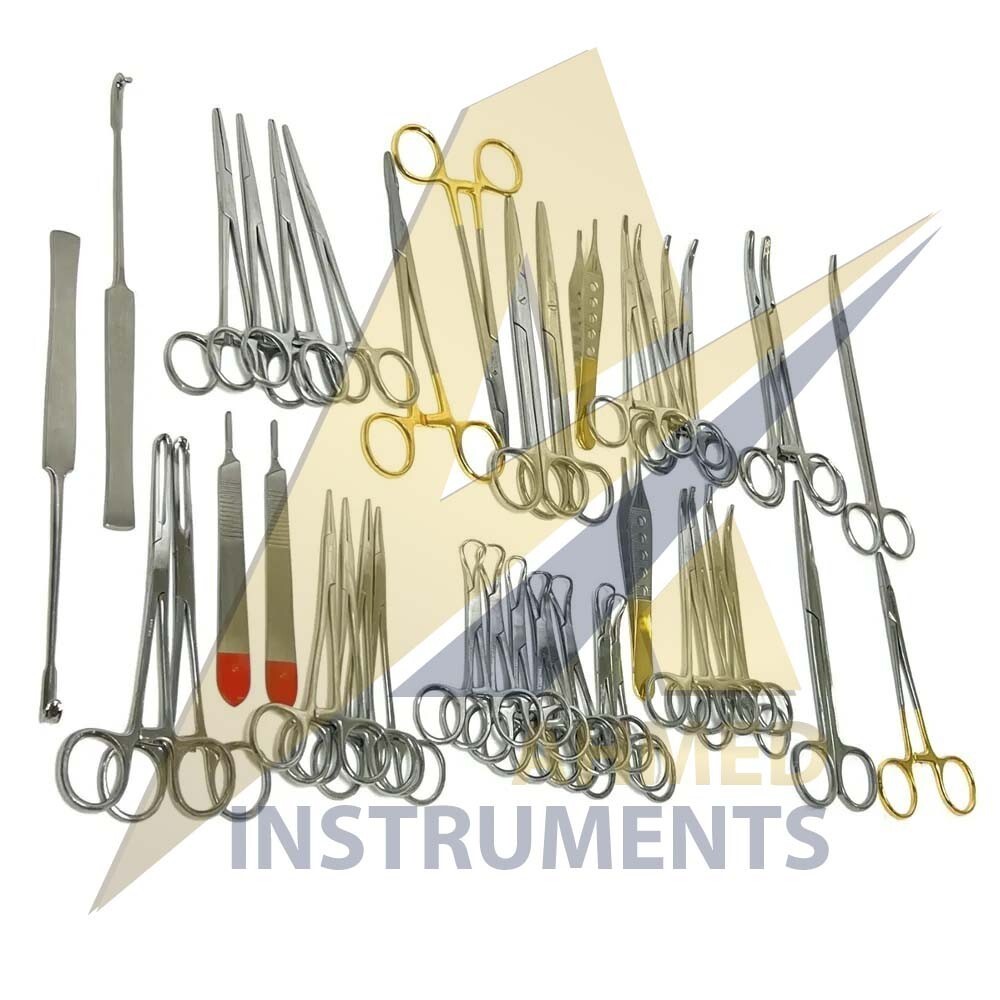 141 PCS CANINE+FELINE SPAY PACK VETERINARY SURGICAL INSTRUMENTS