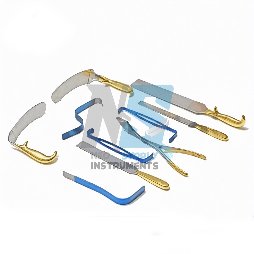 Gluteos Instruments Set 10 Pcs Plastic Surgery Surgical Instruments