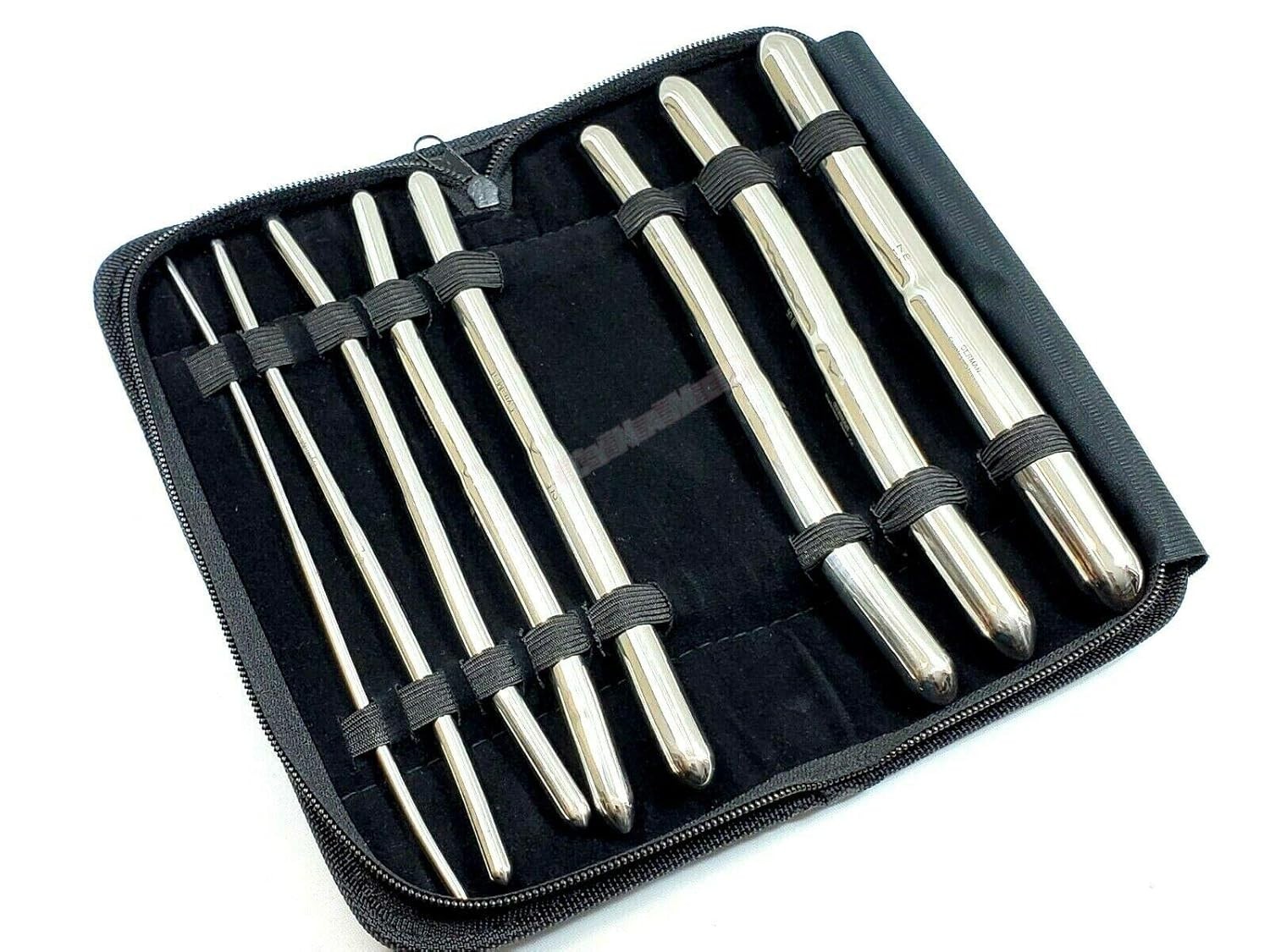 German Set of 8 Hegar Dilator Sounds Set 7.5″ Double Ended Instrument Double …