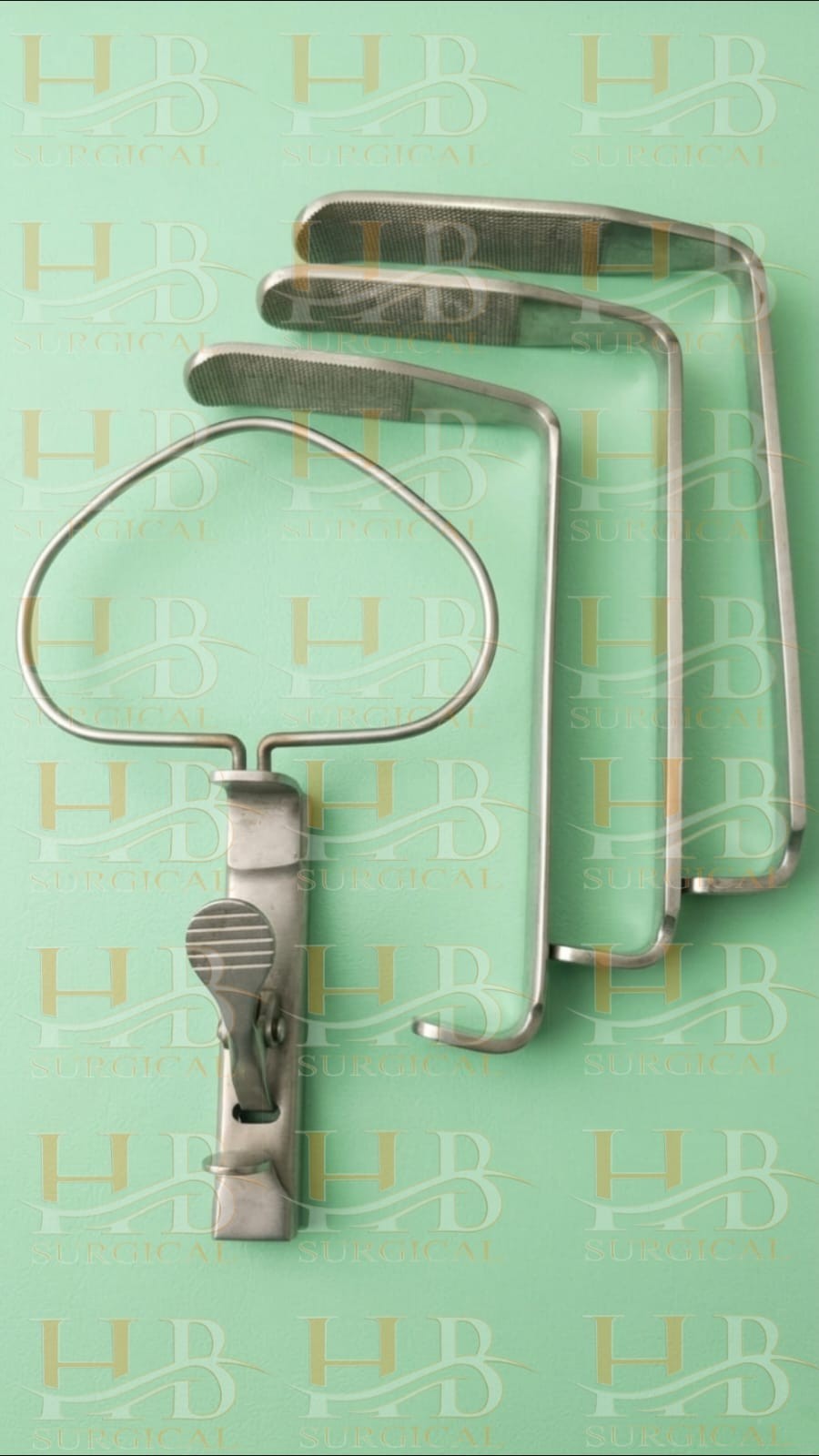 Davis Boyle Mouth Gag Set 3 Blades ENT Oral Surgery Tools