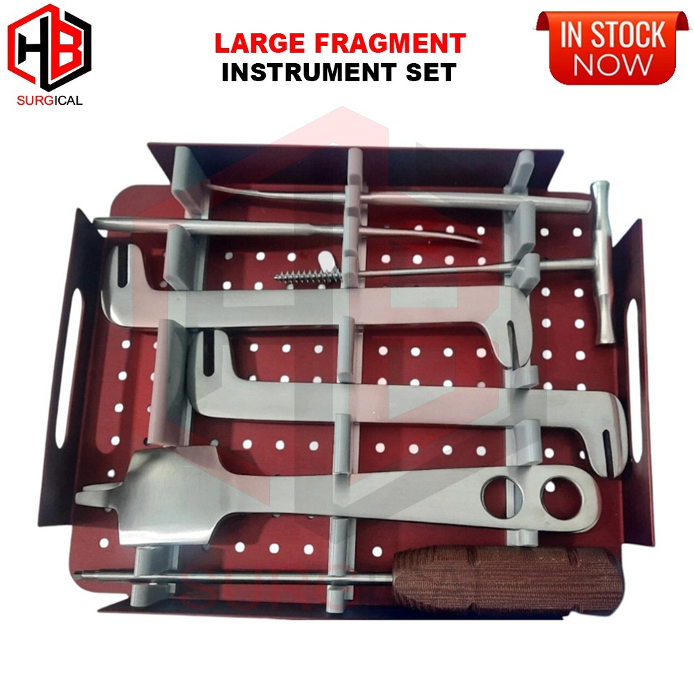 Large Fragment Instrument Set in Excellent Quality with Finest Quality Box
