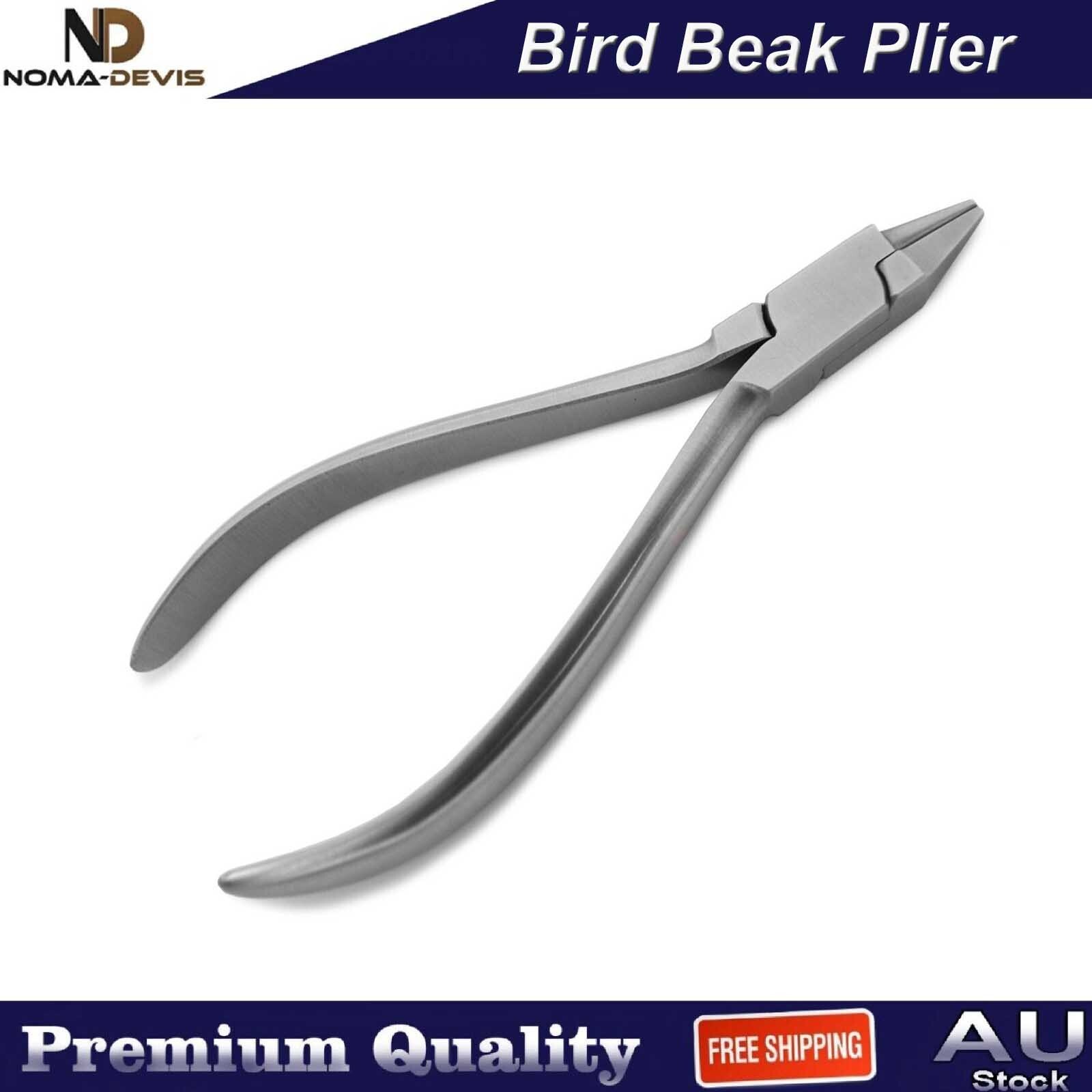 Light Wire Bird Beak Plier Orthodontic Wire Bending Loop Forming Dental Lab Tool