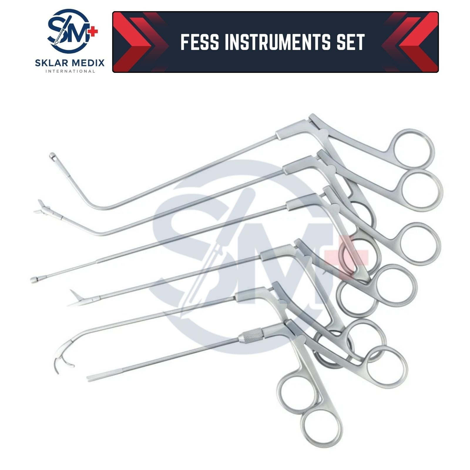 Fess Instruments Set Endoscopic Sinus Surgery Ent Instrument Set A+ German Steel