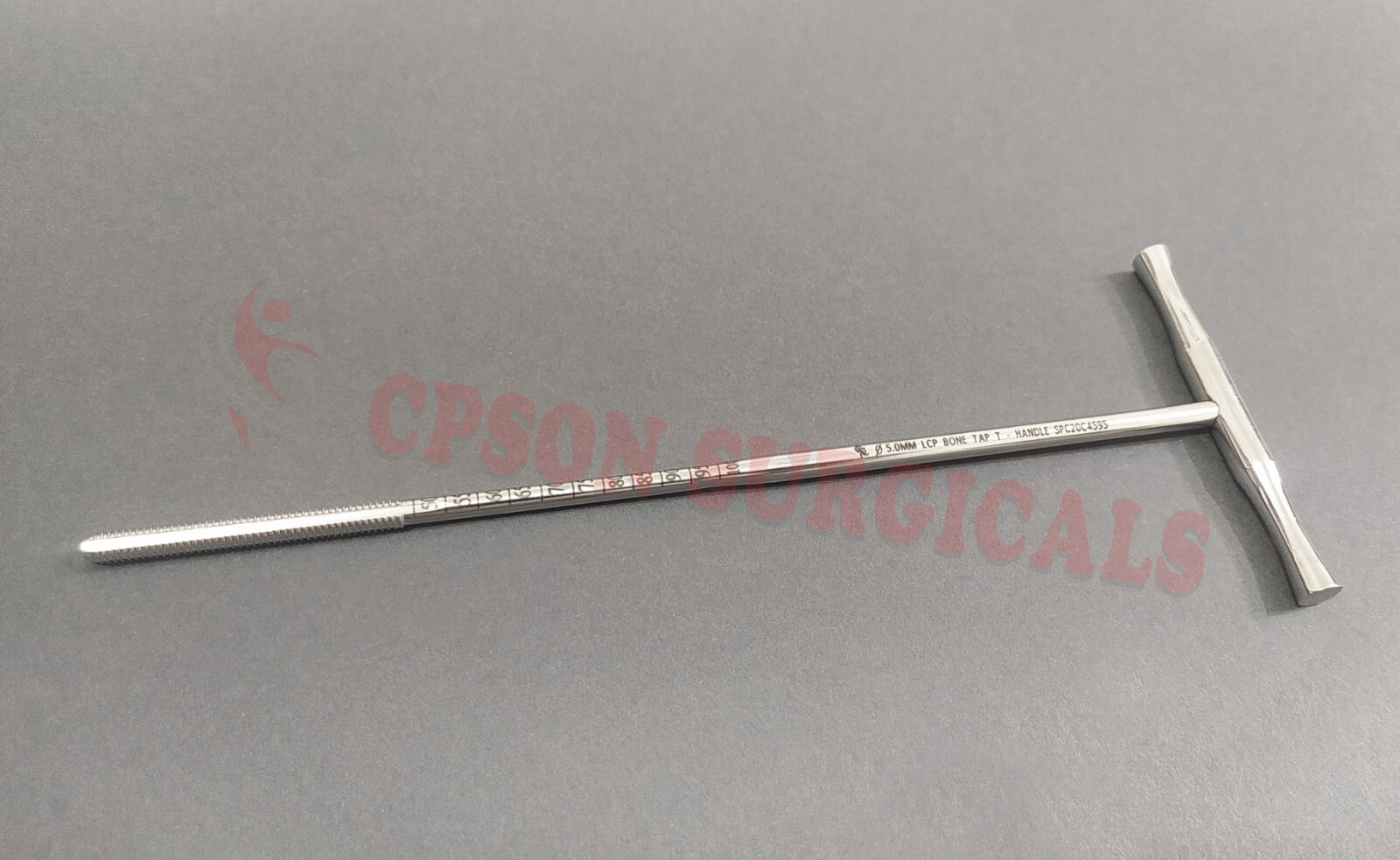 5pc Set of Veterinary T Handle Tap 5.0mm LCP New Premium Quality Stainless Steel