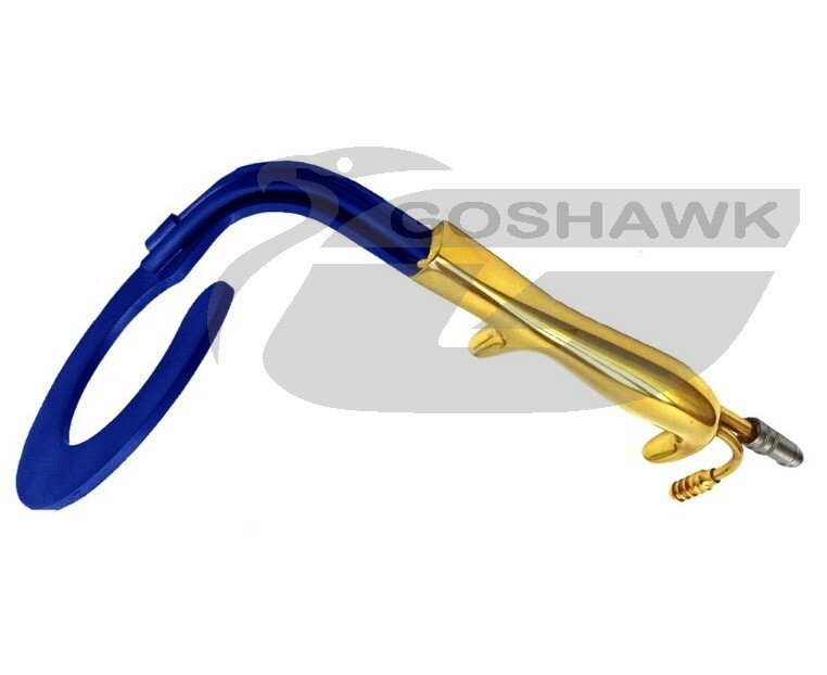 BREAST SURGERY FIBER OPTIC C Circular Ring Breast Retractor With Blue colour CE