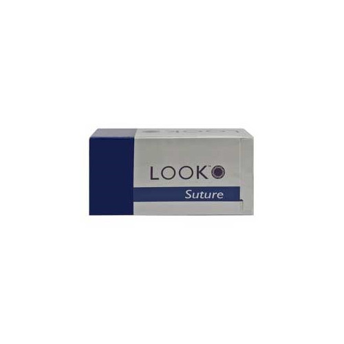 Look 495B PolySyn PGA Undyed Braided Precision Point Sutures PC31 5-0 18″ 12/Bx