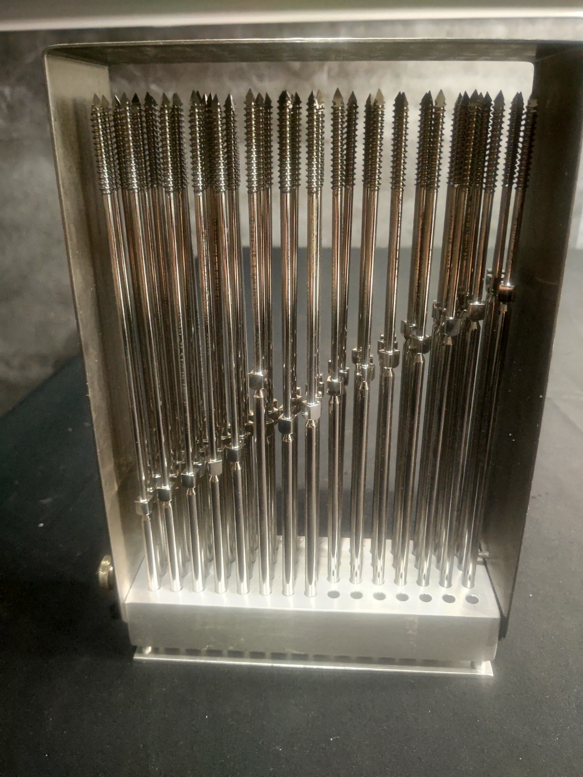 Zimmer Knowles Hip Pin Set 1016 Rack 7 Pins Missing Used *READ DESCRIPTION*