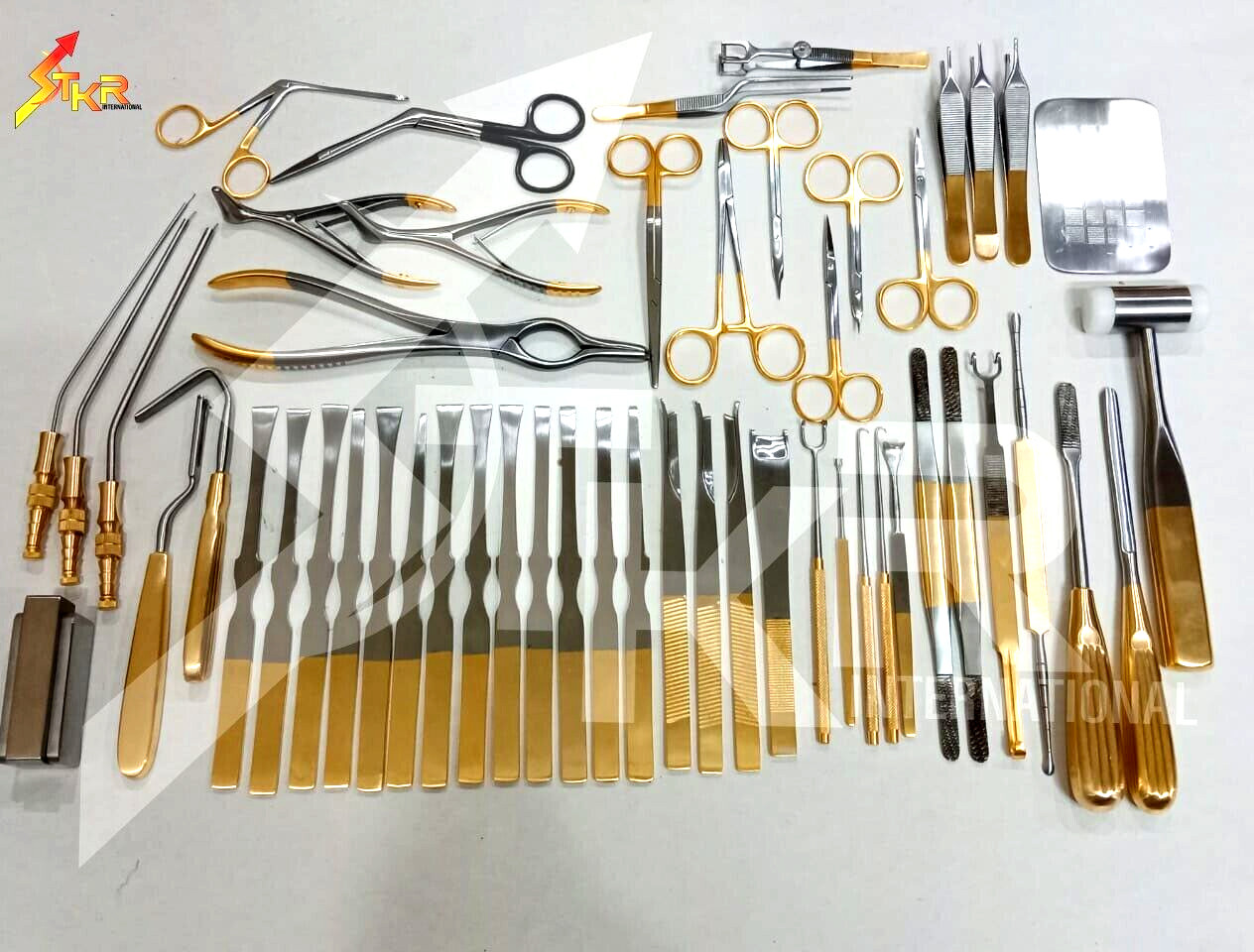 Rhinoplasty Instruments Set of 50PCS Nose Surgery Reusable German Steel A+