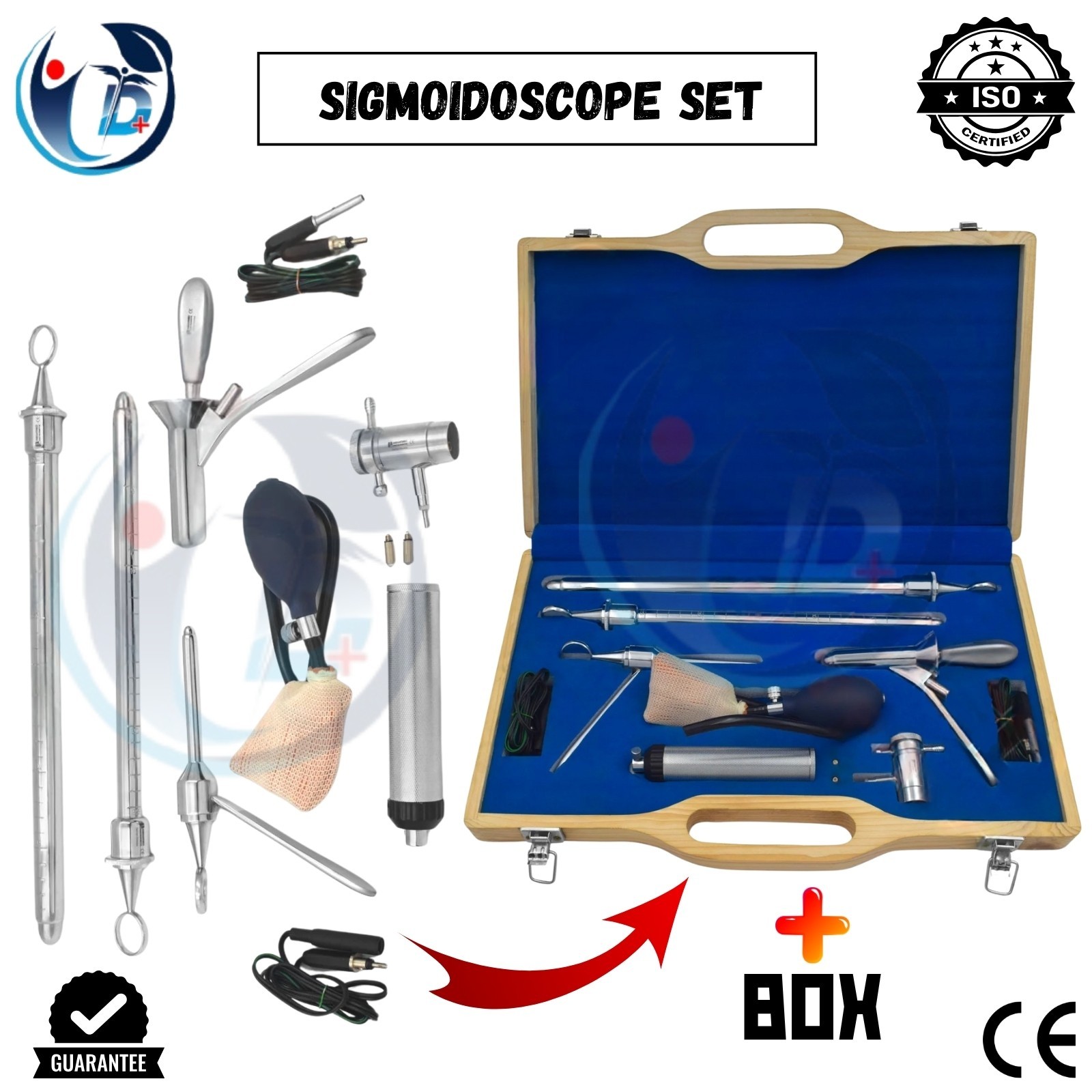 Sigmoidoscope Set OB/Gynecology & Proctoscope Anoscope & Tube Obturator Surgical