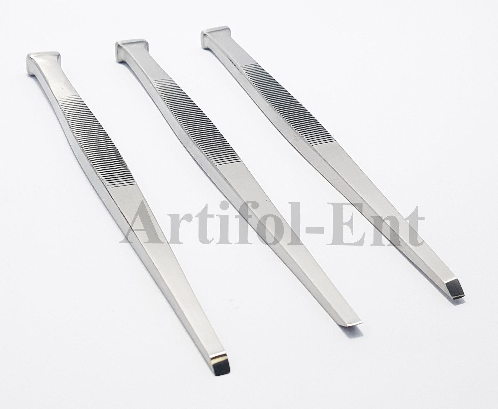 3 Pcs Chisel half-wedged fine; 17.5cm, 4mm Stainless Steel Surgical Instruments