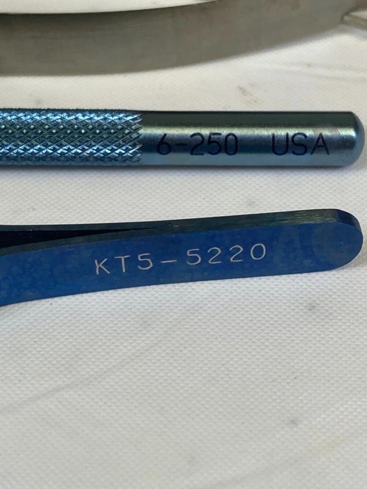 6 Piece Storz Katena Trabeculectomy Instrument Set Extras w/ Sterilization Case