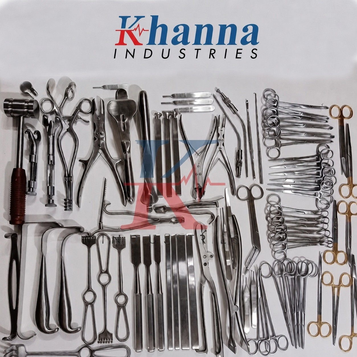74 Pc Orthopedic Major Basic Instrument Set Surgical Instruments Stainless Steel