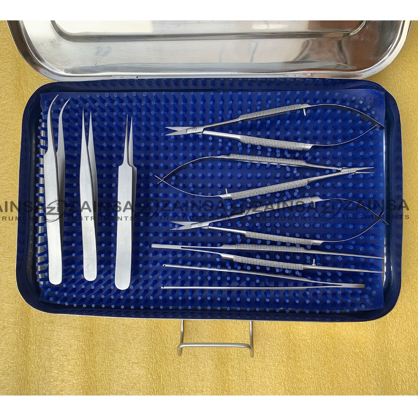 Hand Surgery Basic Set of Micro Surgical Instruments, With case Microsurgery Set