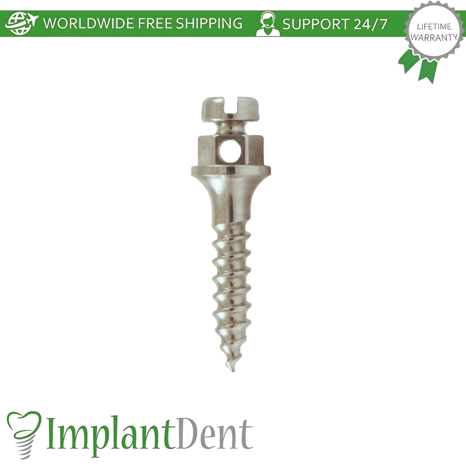 X5 Cross Head 0rthodontic Micro-Dental Fixture TADs Mini-Screws 10pcs Ø1.5mm