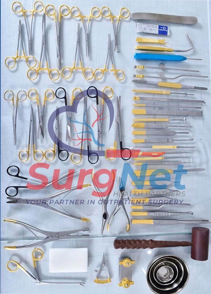 Basic Set Of Plastic Surgery Instruments