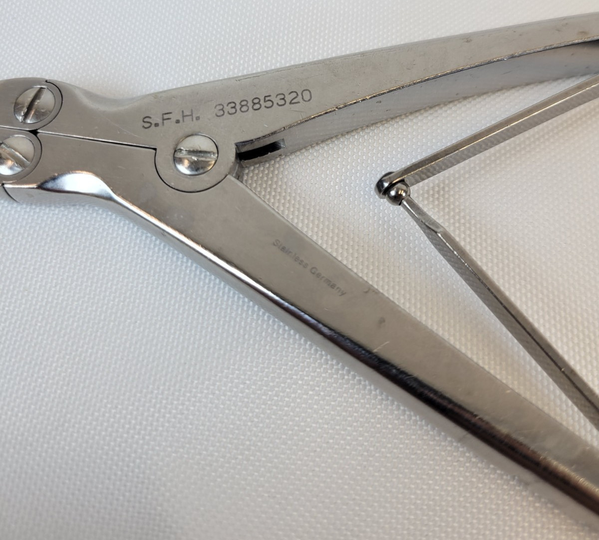 Swiss Leksell Stille Bone Rongeur Curved 4mm x 24 cm Orthopedic