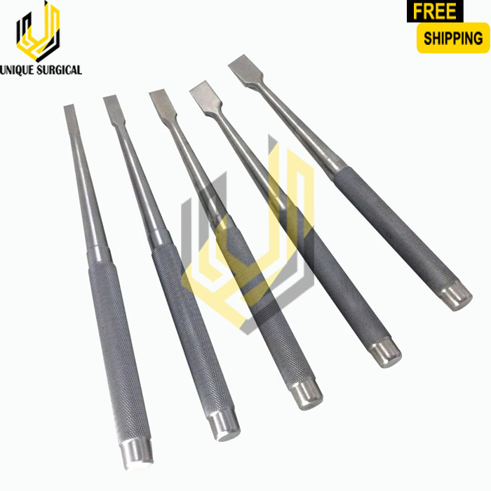 Bone Osteotomes 6mm 8mm 10mm 12mm 15mm orthopedic instruments Set of 5 Pcs