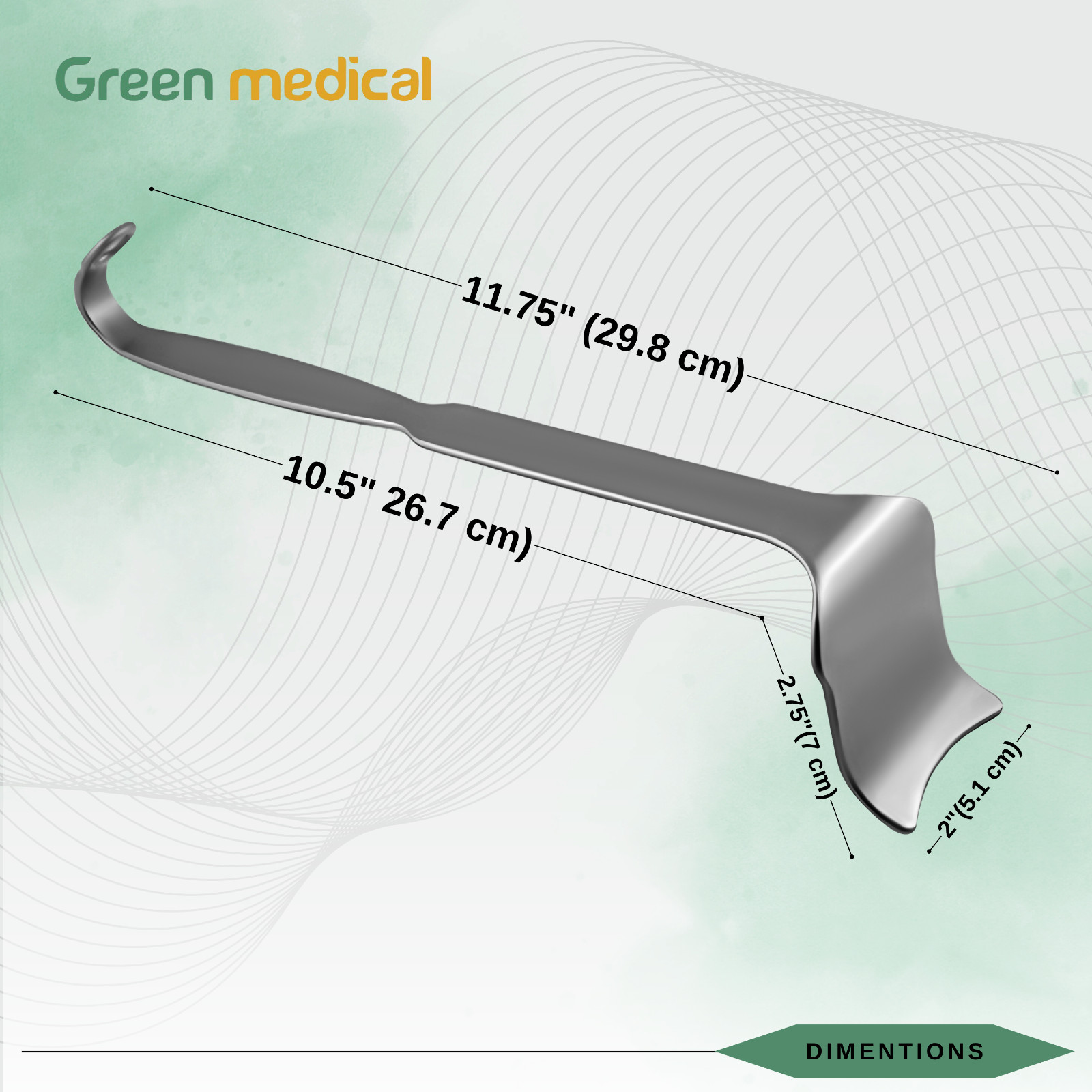 Booth Knee Retractor – German Stainless Steel Orthopedic Knee Surgery Instrument