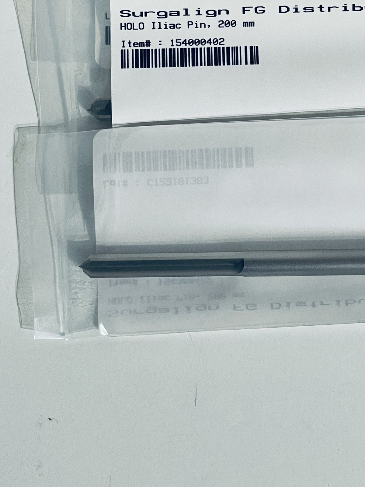 Lot 7 Surgalign Medical Spine Surgical Instrument Holo Iliac Pin 200mm 154000402