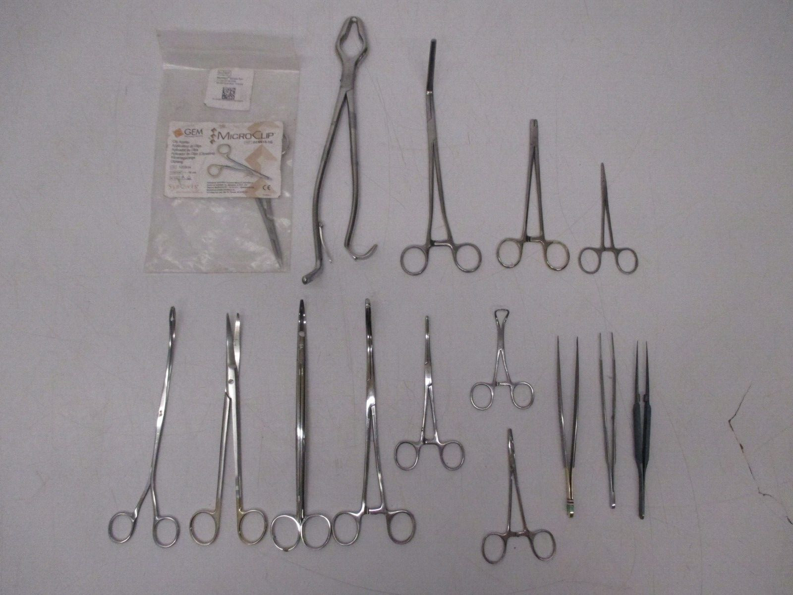 Assorted Lot 15 Vtg Medical Surgical Stainless Tool Instrument Mueller GEM Sklar