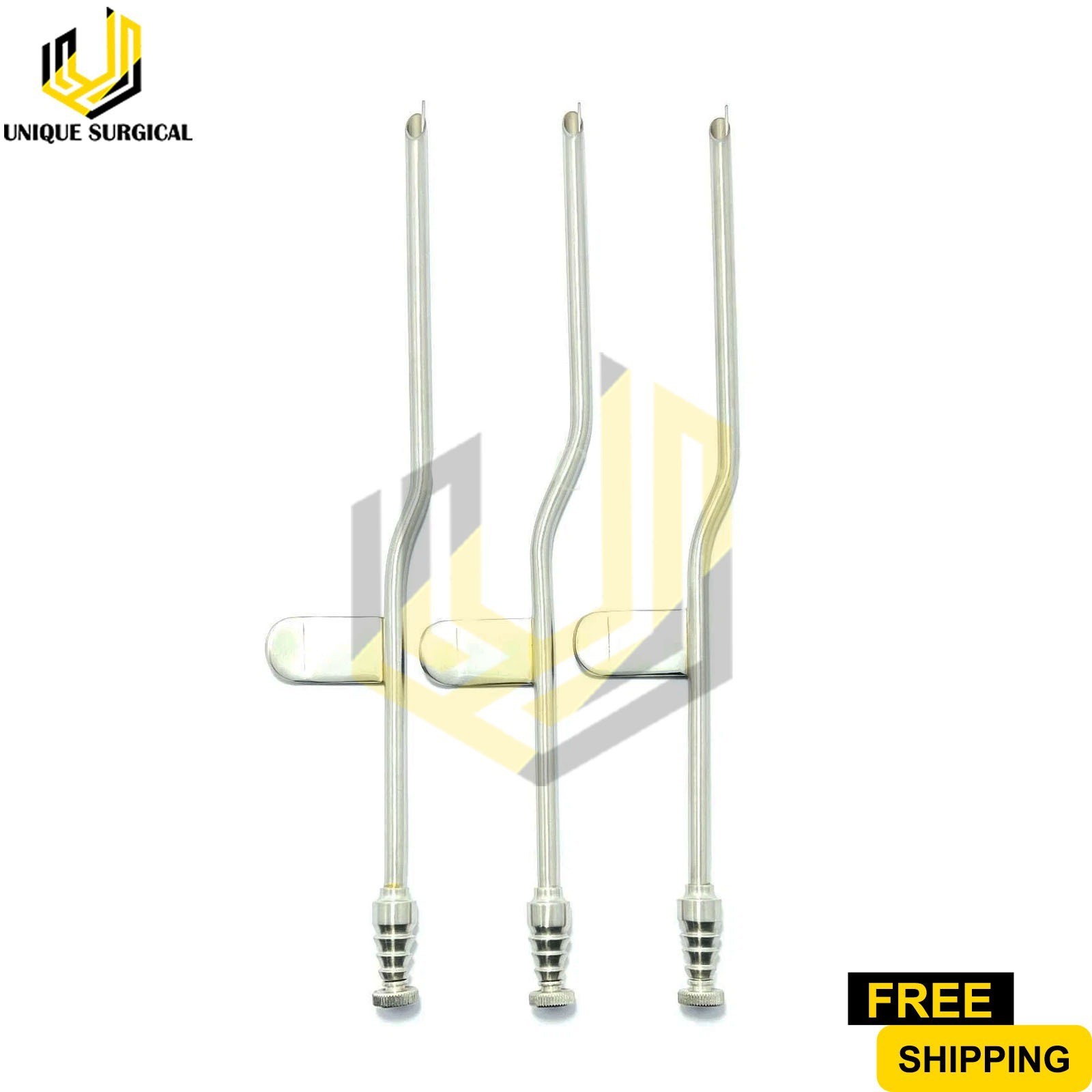 Surgical Suction Raspatory, Sharp with Stylet, (20cm) 200mm x Ø 5mm , 3 Pcs
