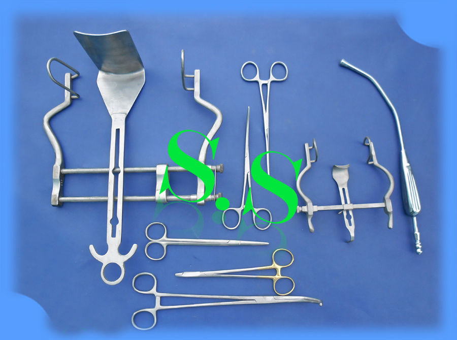 Abdominal Set Surgical Instruments DS-1138