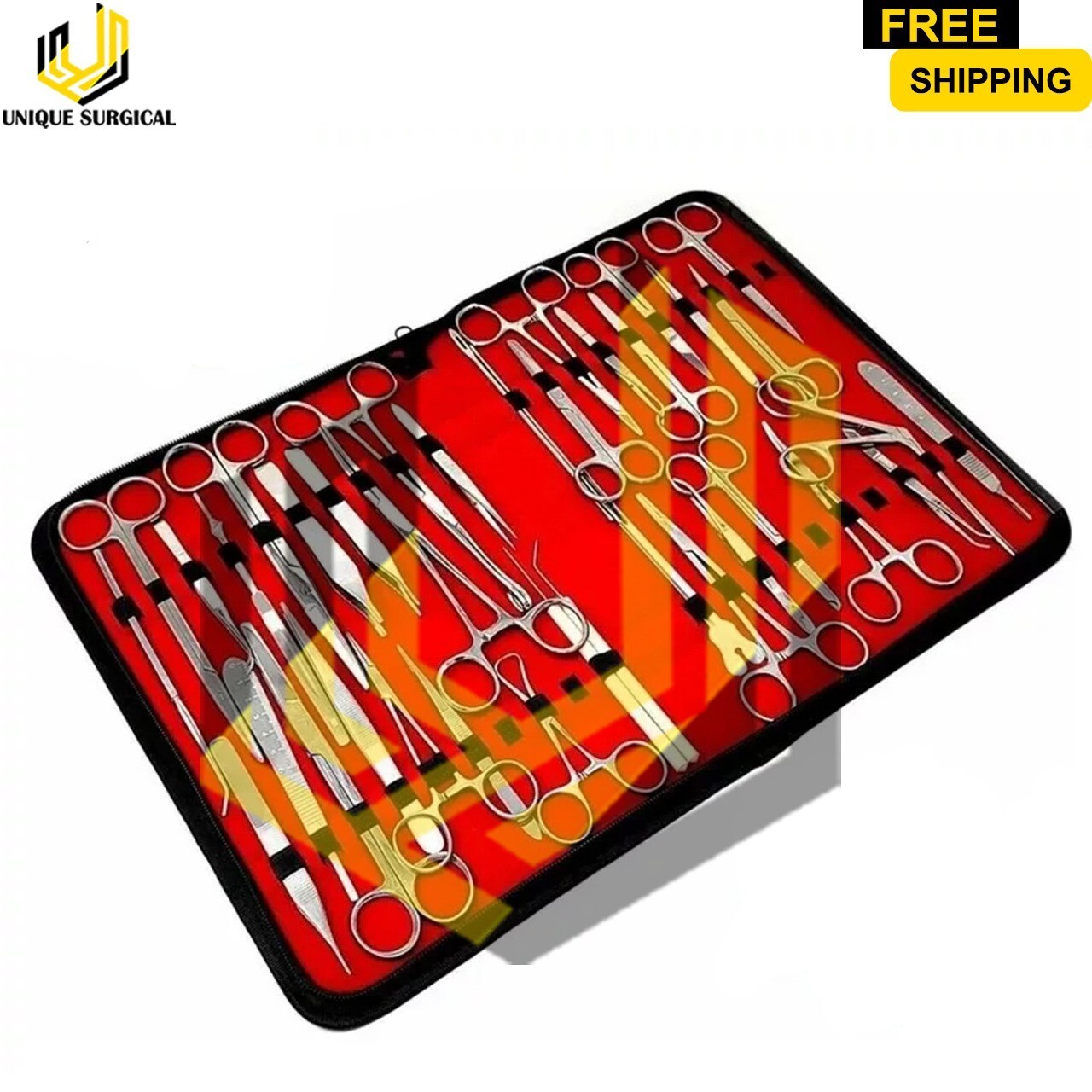 US MILITARY FIELD MINOR SURGERY SURGICAL INSTRUMENTS KIT 157 PC SUTURE SET