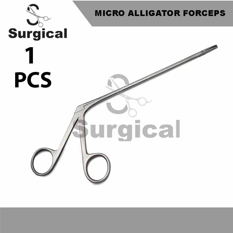 Micro Ear Forceps Serrated Crocodile Alligator Surgical Instruments Sinus Jaws