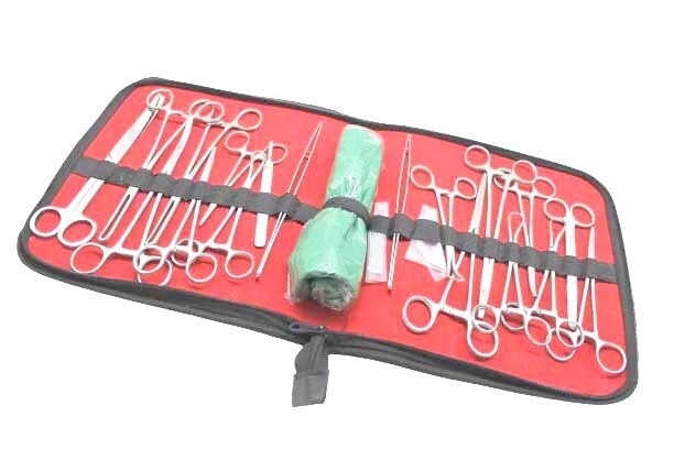 Veterinary Surgical Instrument Large Animal 1 Set 21 Pieces S.S.