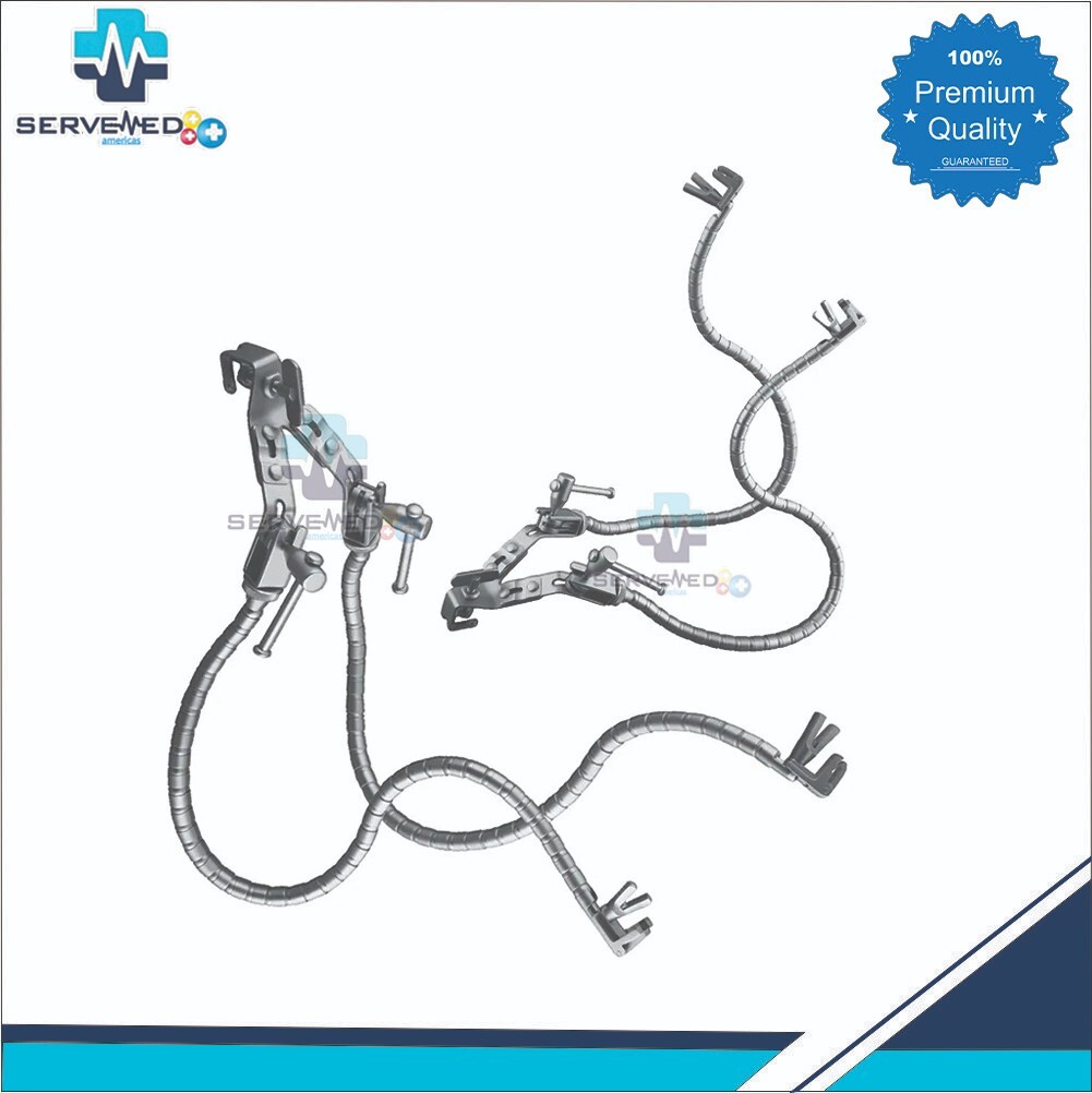 Leyla Self Retractor Brain Retractor Set Two Arms Orthopedic Surgical Instrument