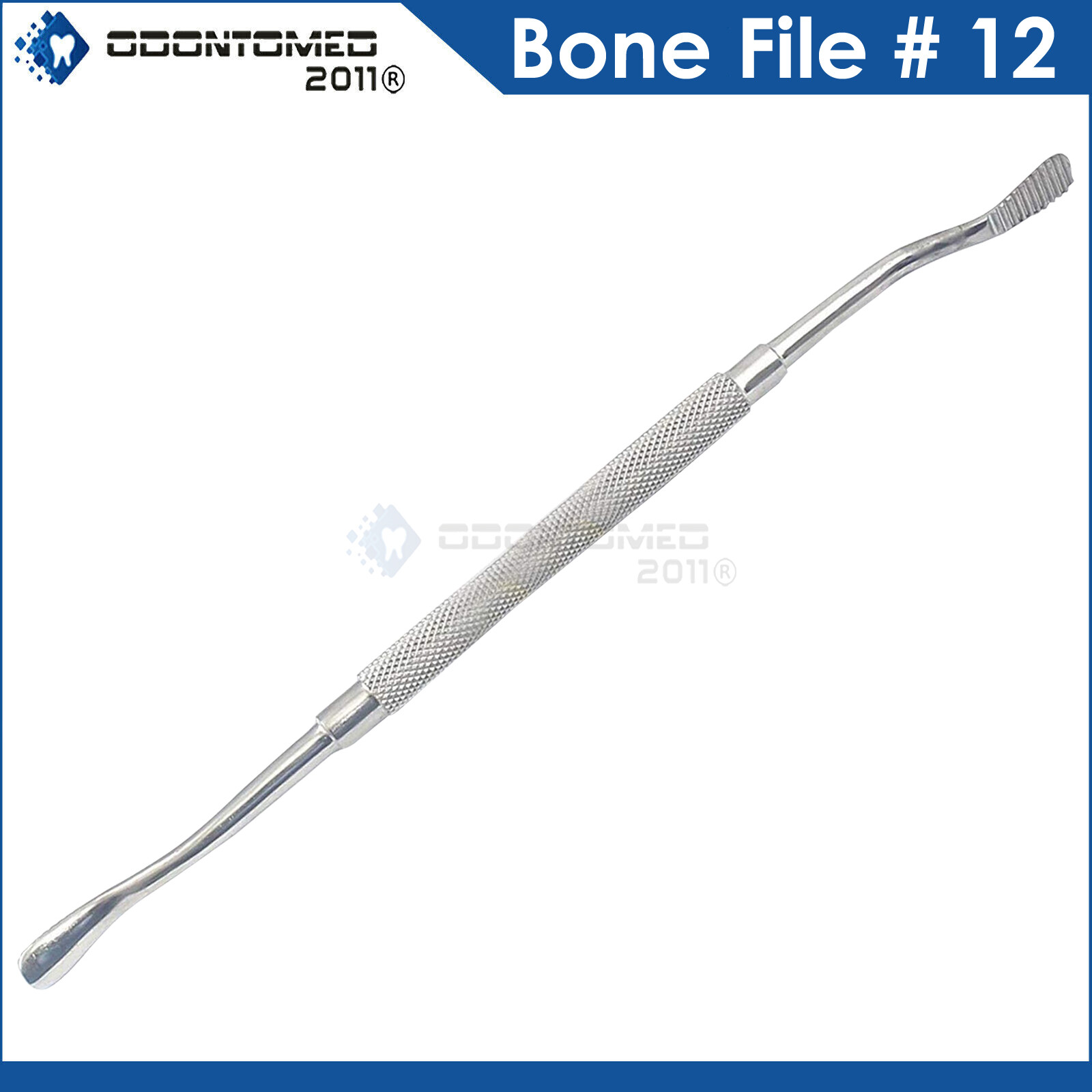 12 Bone File #12 Surgical German Quality Steel Dental Dentist Medica Instruments