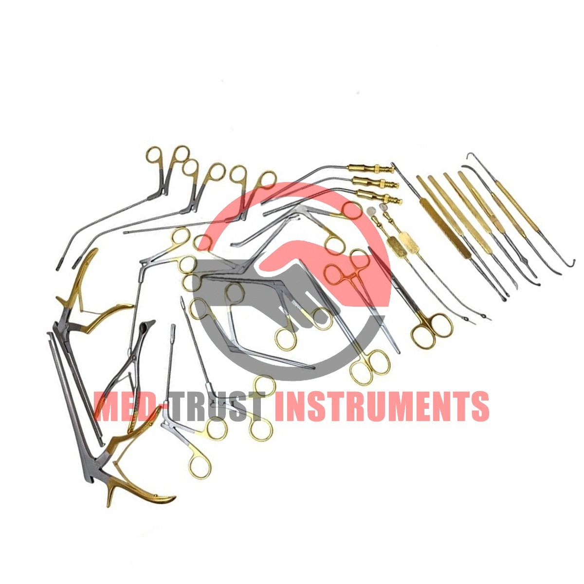 Fess Instruments Gold Set Endoscopic Sinus Surgery ENT Instruments Set A+