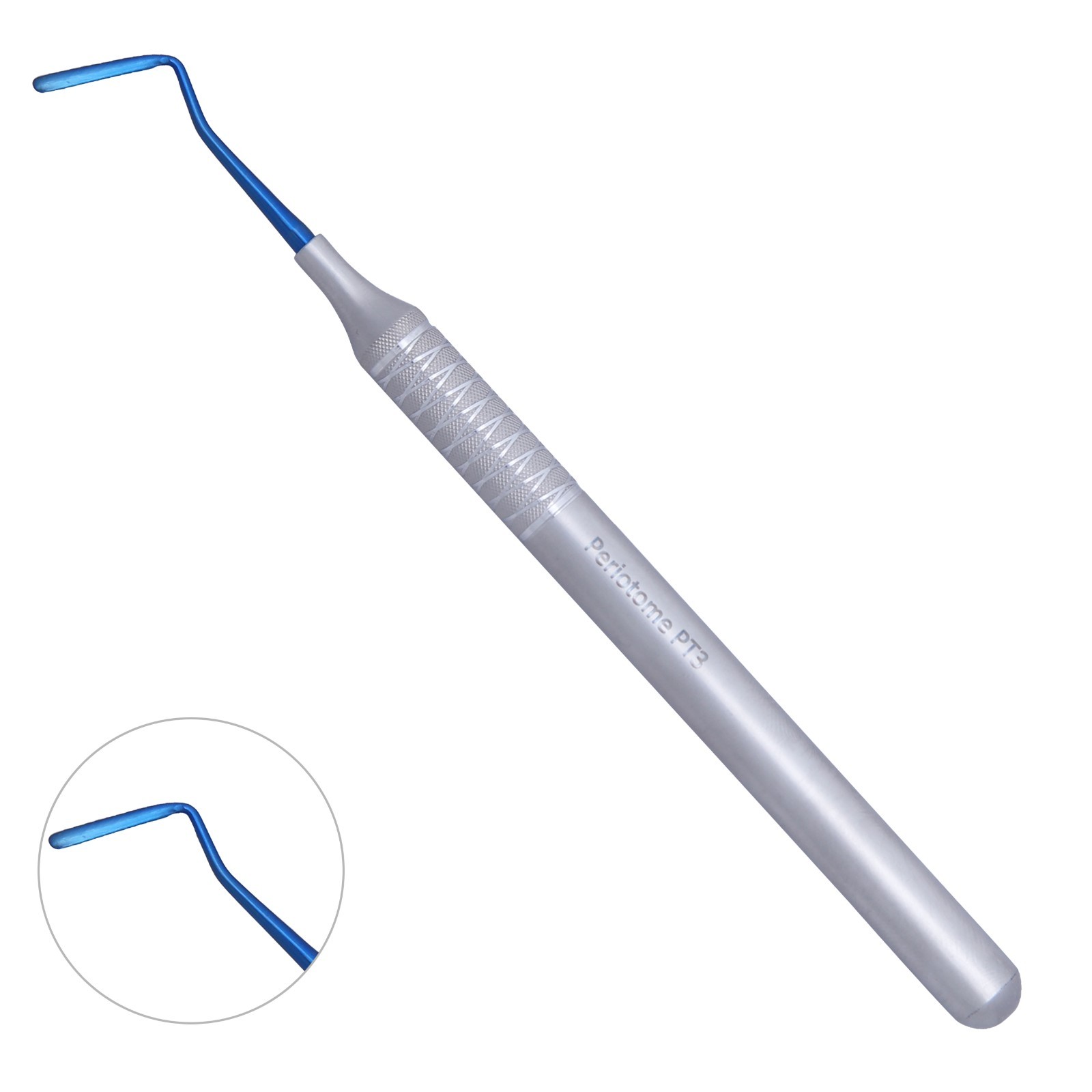 Norralco Dental Periotome, PT-3 PT-2, Titanium Blue Coated Tip