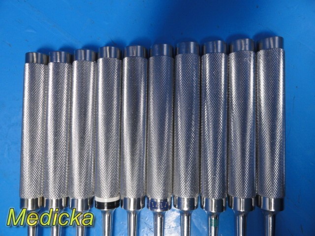 10X Jarit Assorted COBB Type Spinal Elevators; Overall Length 11″ ~ 35587