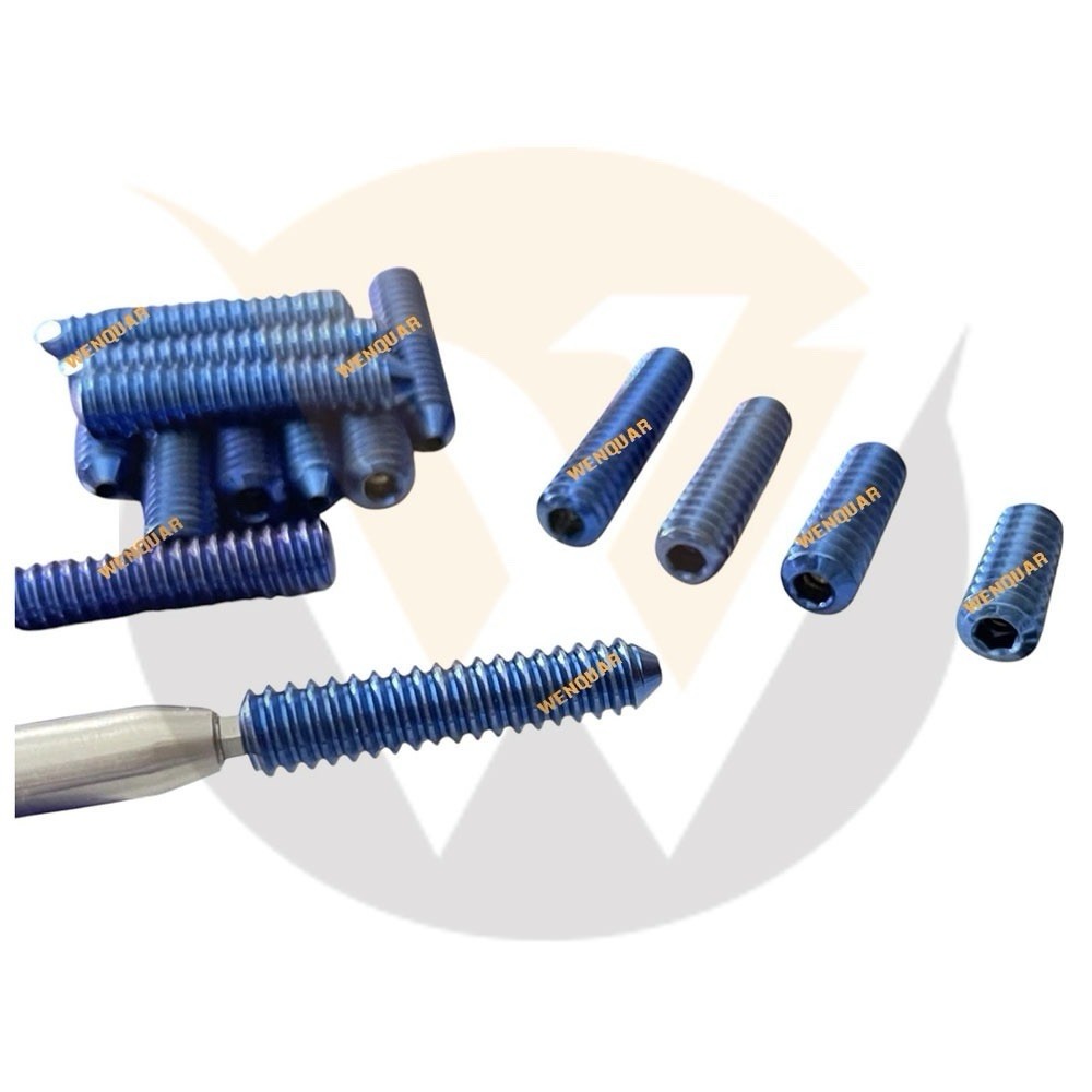 Interference-ACL Screws Dia: 8mm (Length 20 to 35mm) , 51Pcs (Titanium grade 5)