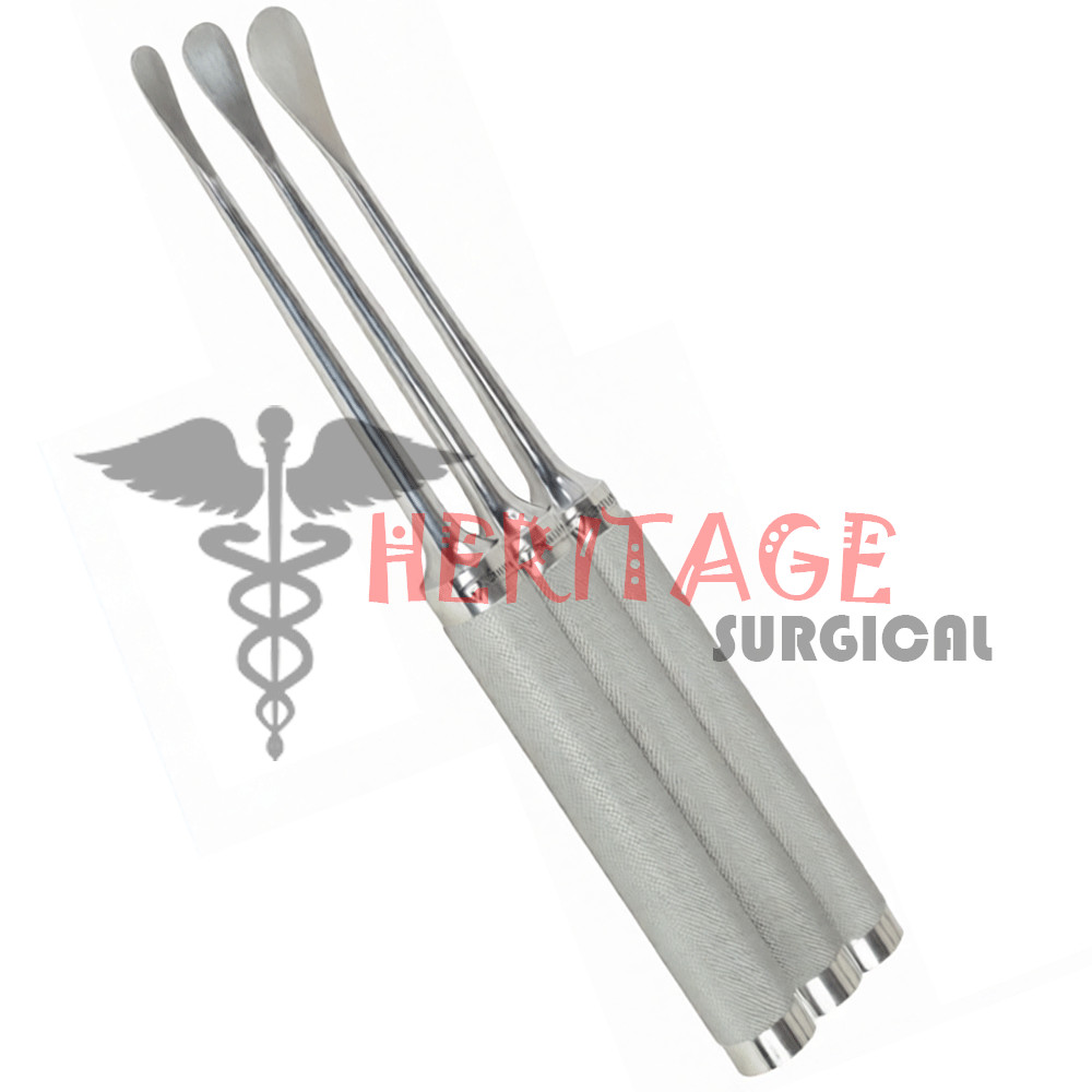 Cobb Spinal Elevators Curved Set Of 3 Orthopedic Surgery Surgical Instruments