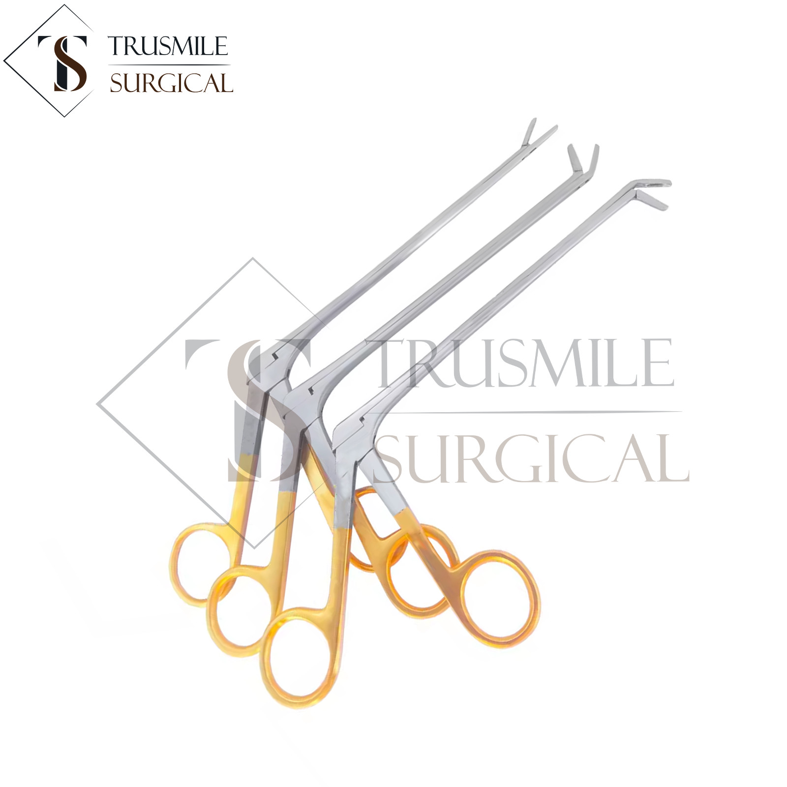 3 Pcs Caspar Intervertebral Disc Rongeur Down Straight Up Orthopedic Instruments