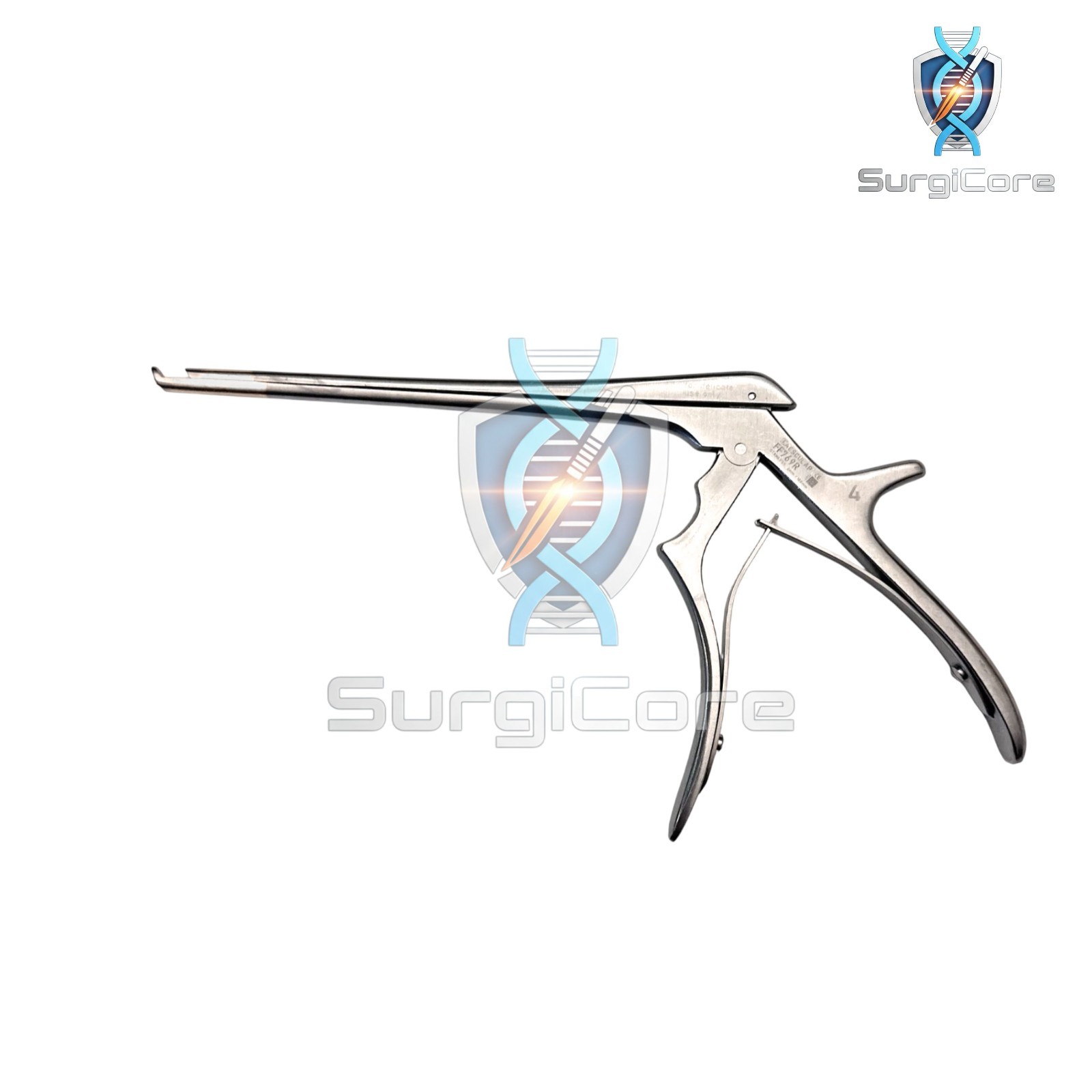 Kerrison Bone Punch Rongeur 90 UP 4mm X 12mm Thin Footplate 7″