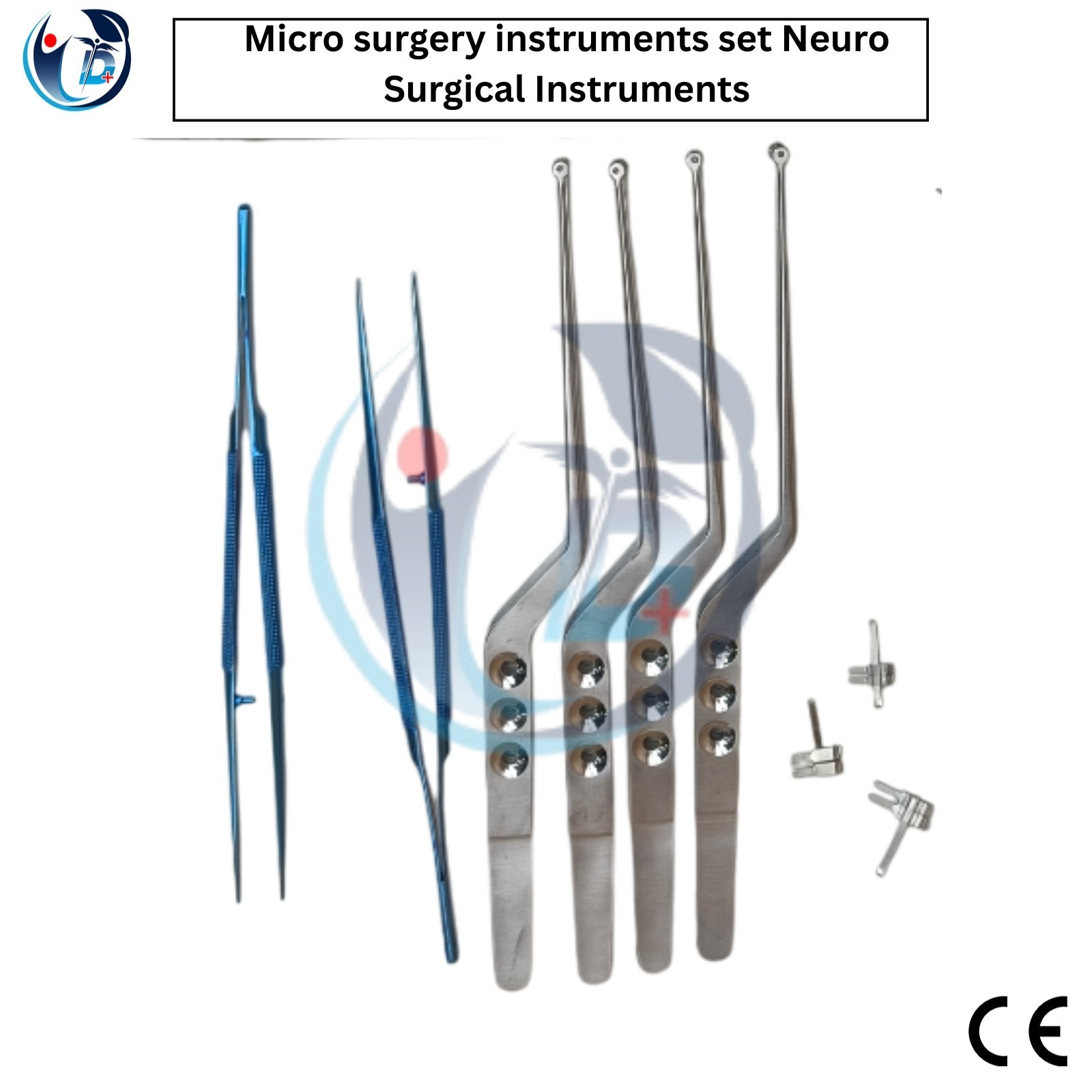 Micro surgery instruments set Neuro Surgical Titanium coated Instruments