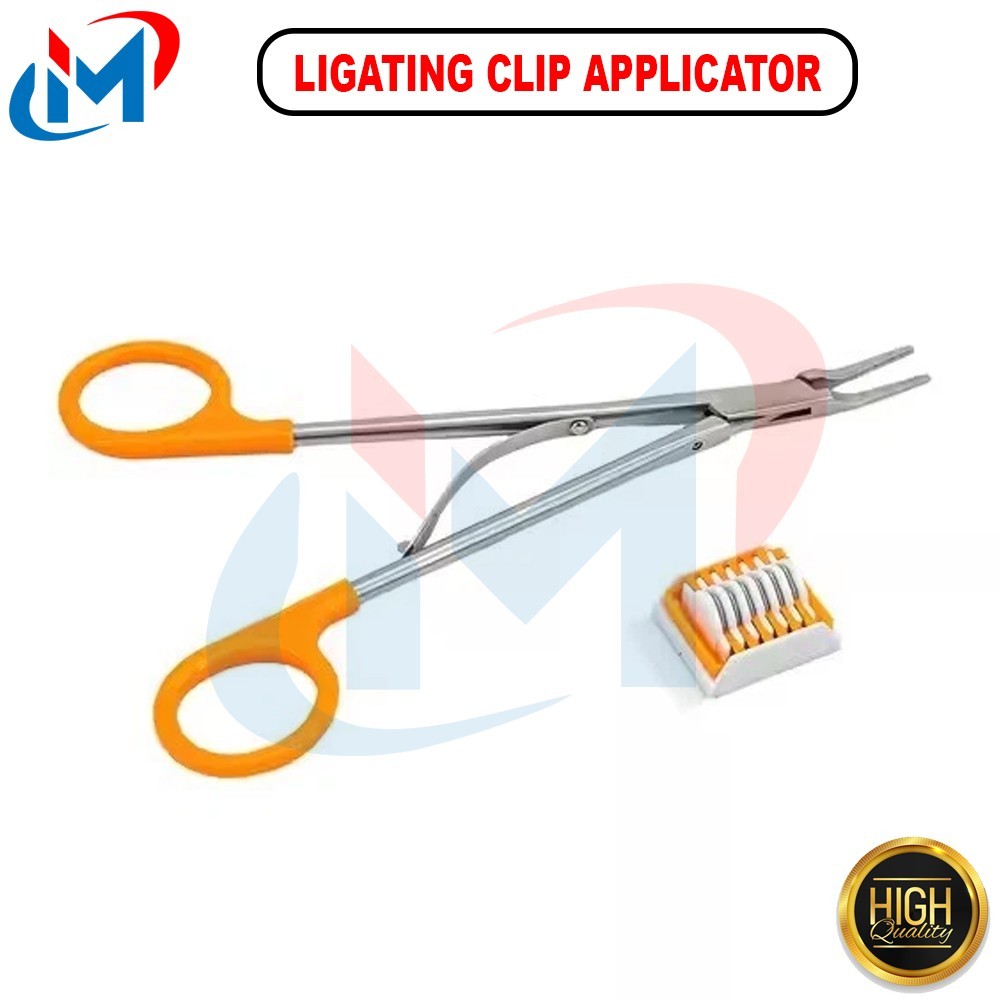 Open Surgical Ligating Clip Applicator SET OF 10 PCS Surgical Polymer Ligating
