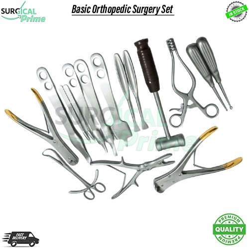 Basic Orthopedic Surgery Set of 16 Pcs Surgical Spine Orthopedic Instruments