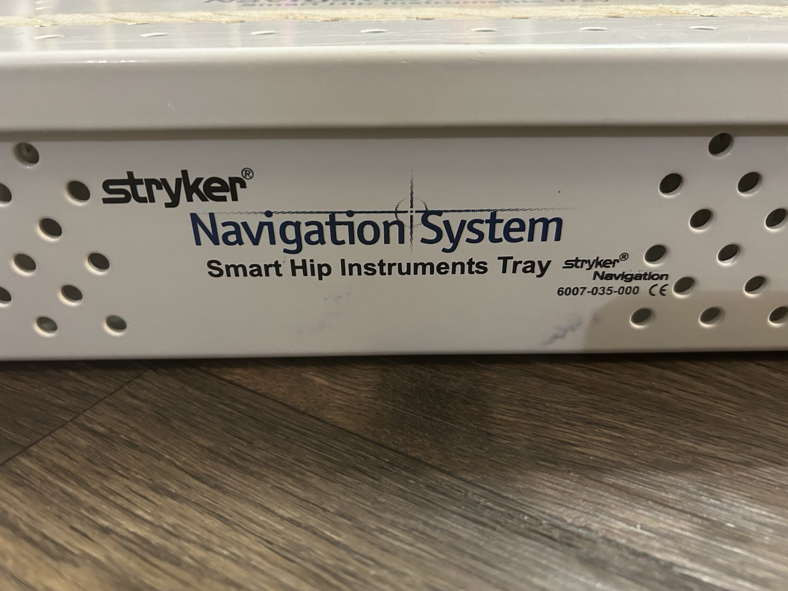 Stryker Navigation System Smart Hip Instruments Tray-Used- 6007-035-000