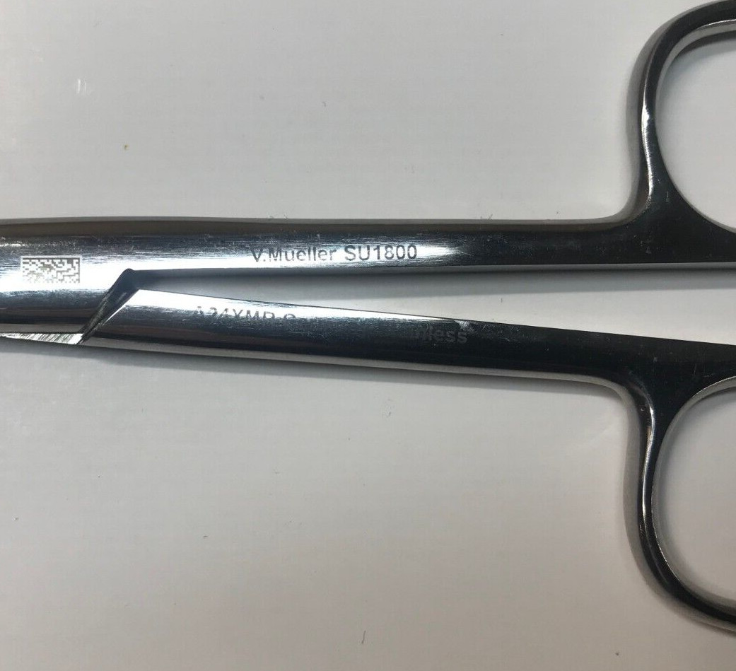 Lot of 3 V. Mueller SU1800 Straight Mayo Dissecting Scissors 5.75″