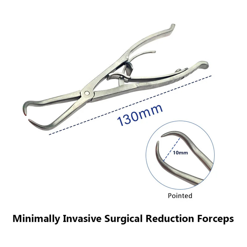 Minimally Invasive Self-locking Orthopedic Instrument Surgical Reduction Forceps