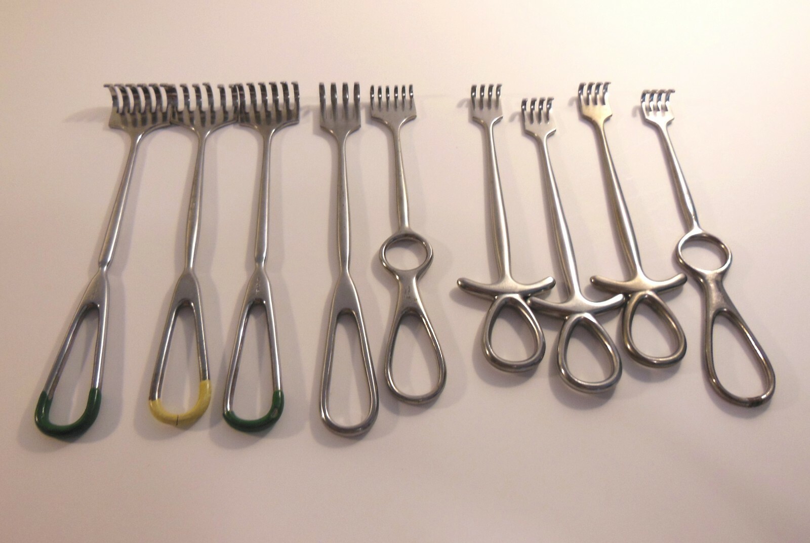 9 Assorted Volkman Retactors, Various Sizes, Weck, Jarit, Lawton, Sklar & others