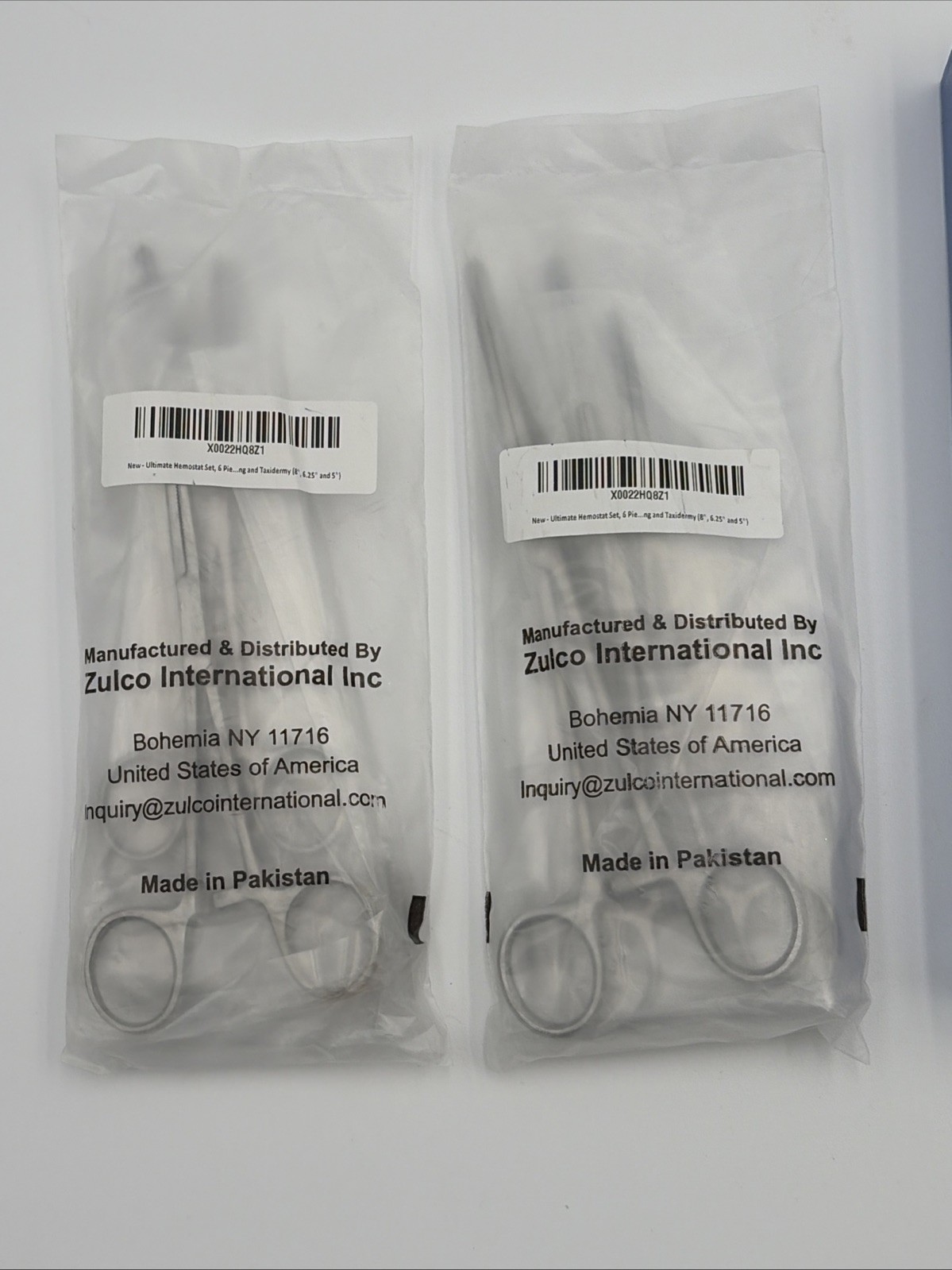 Surgical instruments 12 Hemostats & 1Stethoscope Never Opened
