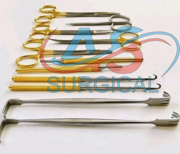 11 PCs Set General Surgery Orthopedic Instruments German Stainless Steel