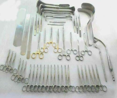 Basic Laparotomy Set 104 Pcs Surgical Instruments Surgery Medical Abdominal Gold