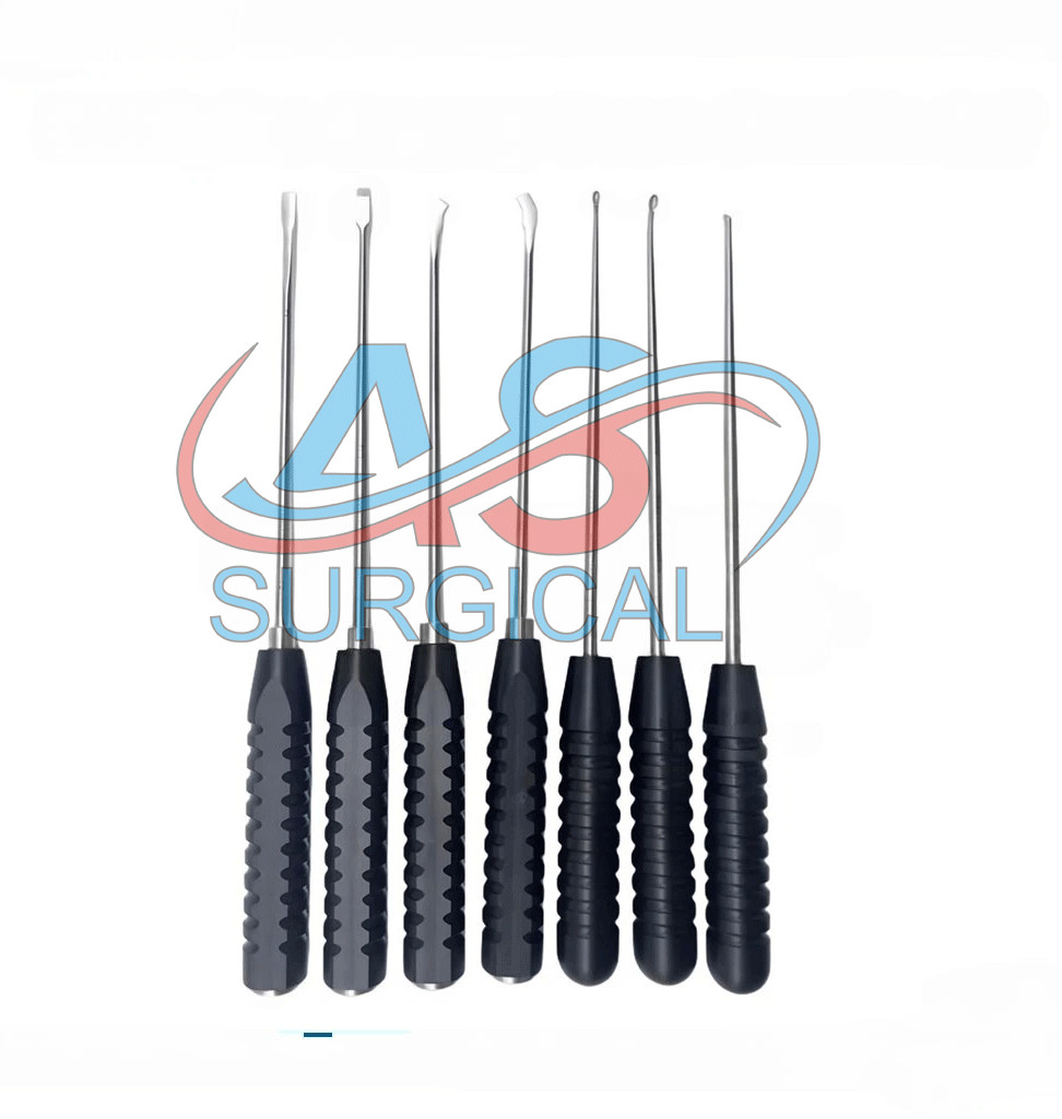 UBE Spine Surgery Bone Curette Set Spine Orthopedic Instruments 7 Pcs
