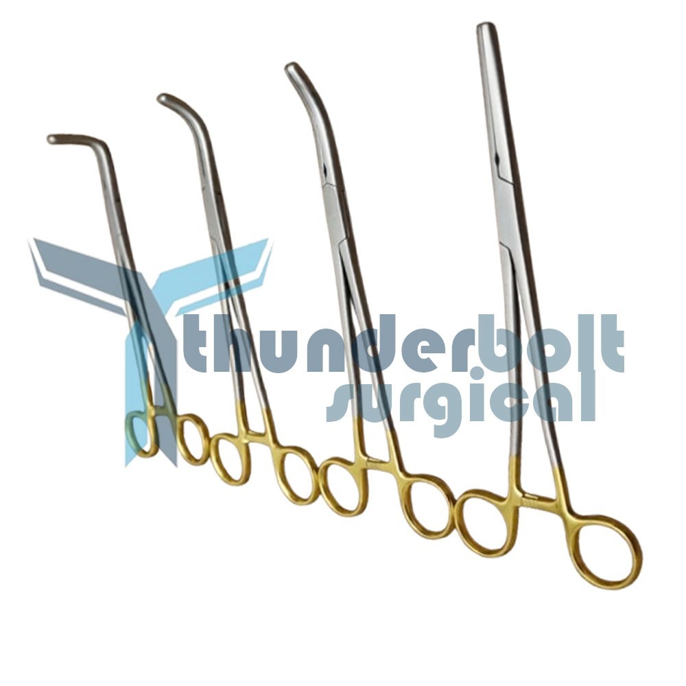 Hysterectomy Zeppelin Z Clamps Surgical Gynecology Ob/Gyn Set of 4